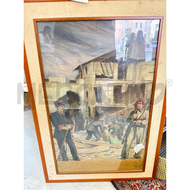 QUADRO GUARDIE D'ONORE F.BENCIVENGA | Mercatino dell'Usato Roma somalia 1