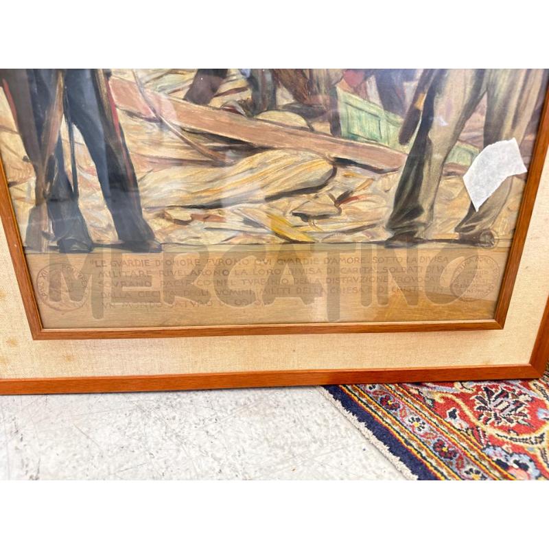 QUADRO GUARDIE D'ONORE F.BENCIVENGA | Mercatino dell'Usato Roma somalia 3