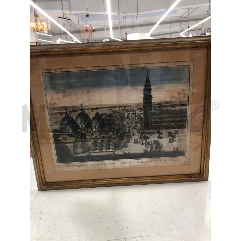 QUADRO INCISIONE AREAE MARCI VENETIARUM | Mercatino dell'Usato Roma somalia 1