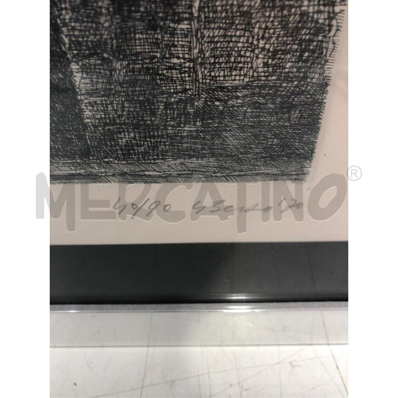 QUADRO INCISIONE BERTO RITRATTO  | Mercatino dell'Usato Roma somalia 2