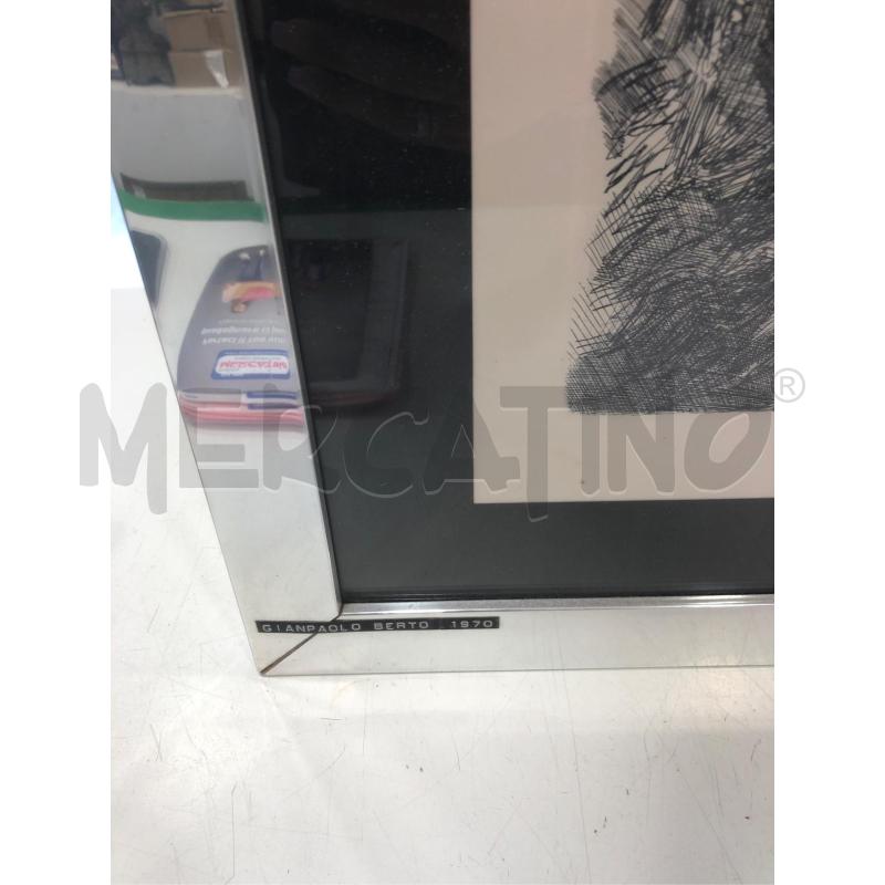 QUADRO INCISIONE BERTO RITRATTO  | Mercatino dell'Usato Roma somalia 3