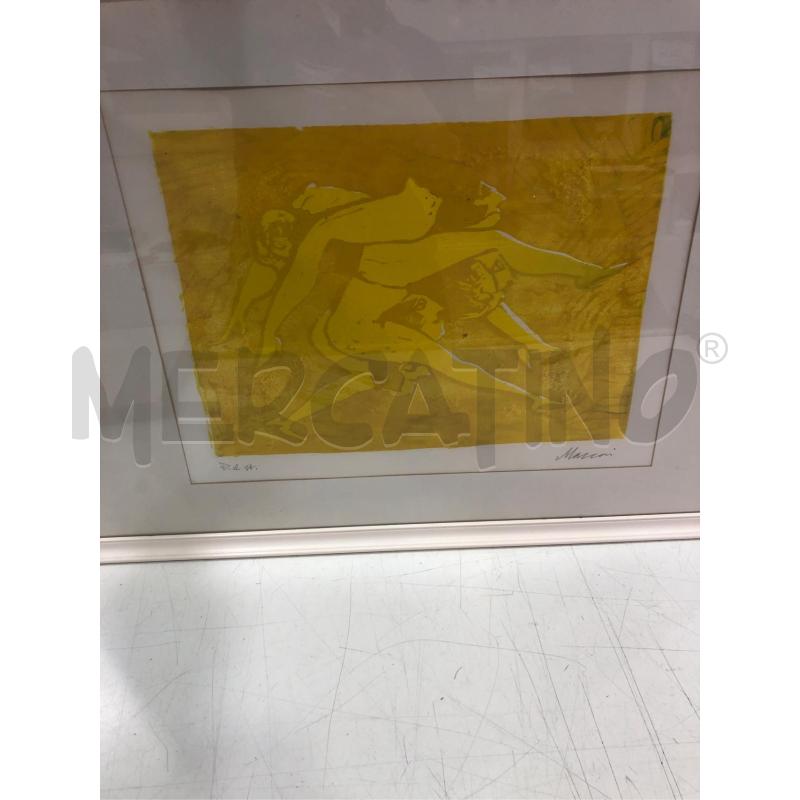 QUADRO LITO MACCARI CIRCENSI GIALLO | Mercatino dell'Usato Roma somalia 1