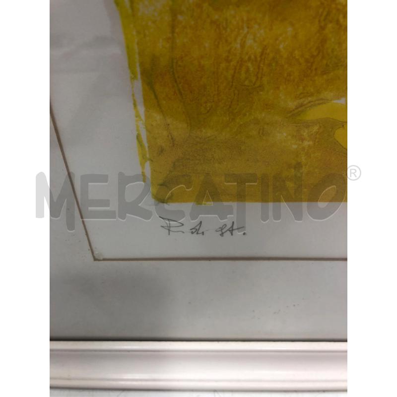 QUADRO LITO MACCARI CIRCENSI GIALLO | Mercatino dell'Usato Roma somalia 3