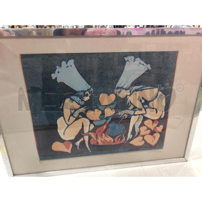 QUADRO LITO MACCARI CUOCHE | Mercatino dell'Usato Roma somalia 1