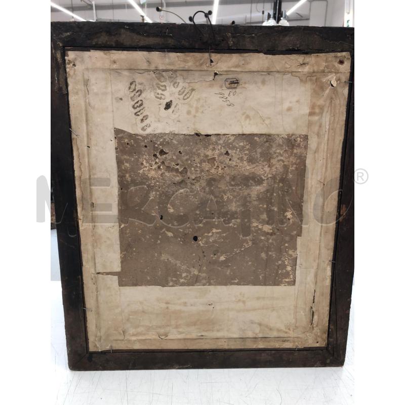 QUADRO MADONNA CON PUTTI SU SETA | Mercatino dell'Usato Roma somalia 5