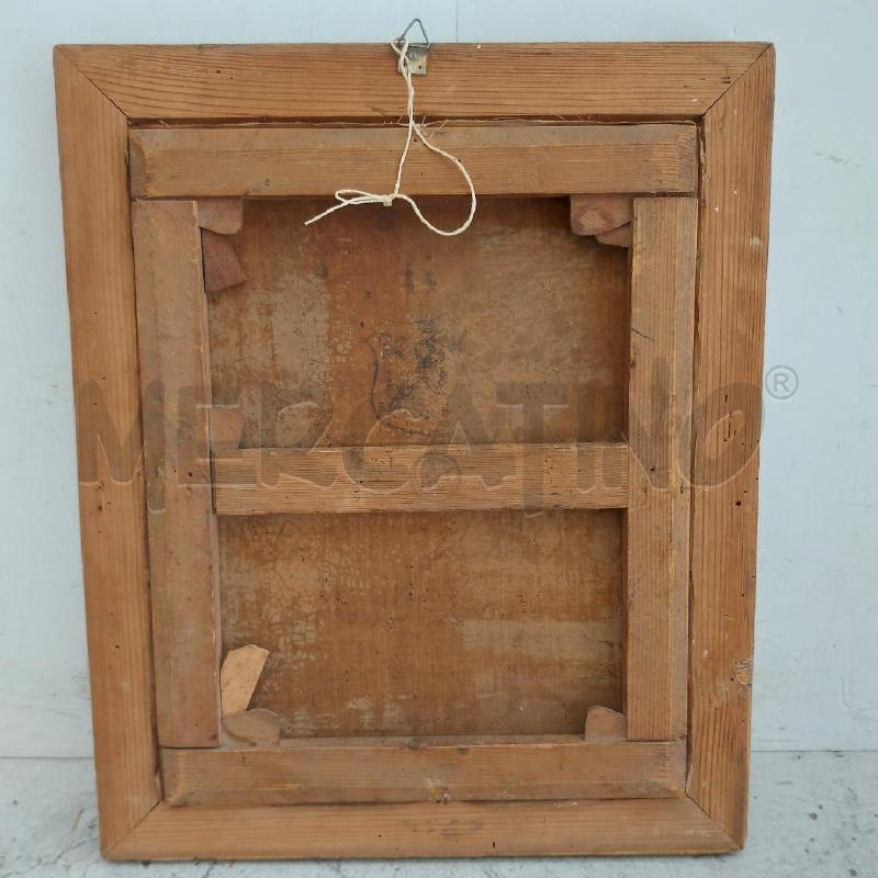 QUADRO PAESAGGIO CAMPAGNA CON CASOLARE 50X42 | Mercatino dell'Usato Roma somalia 4