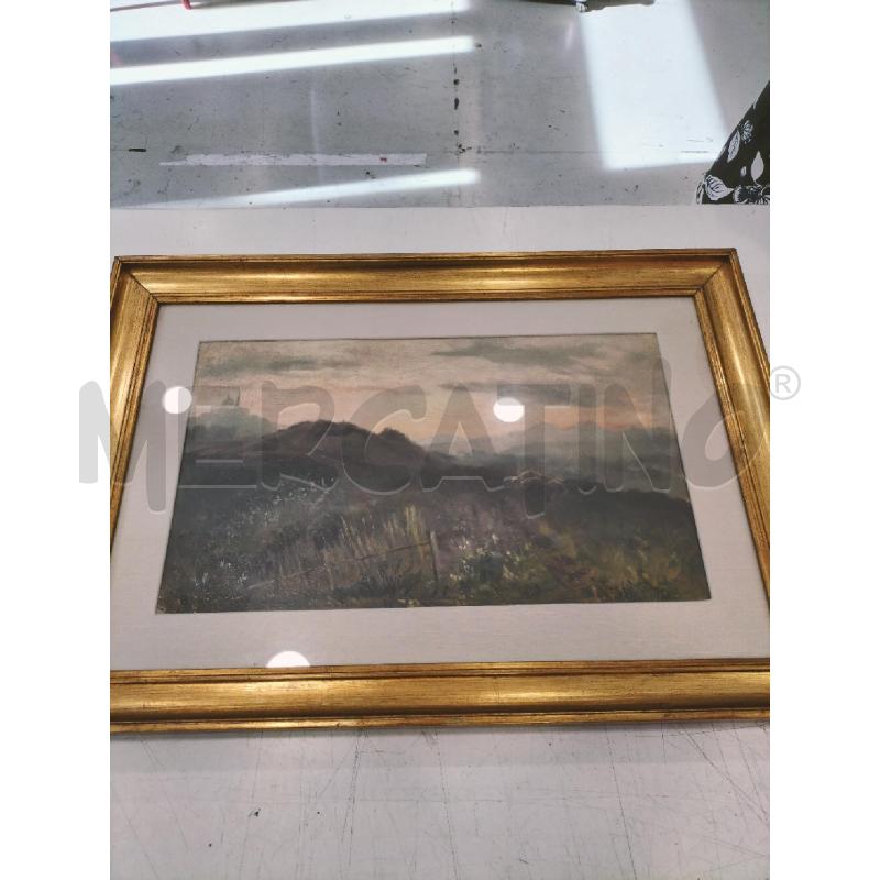 QUADRO PAESAGGIO CAMPAGNE ROMANE 75X43 | Mercatino dell'Usato Roma somalia 1
