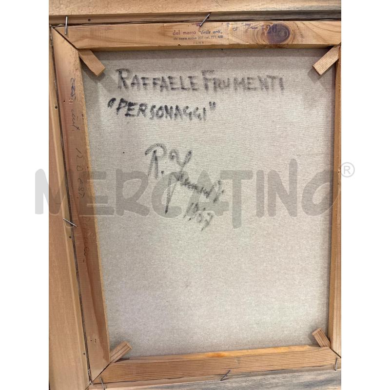 QUADRO RAFFAELE FRUMENTI PERSONAGGI | Mercatino dell'Usato Roma somalia 4