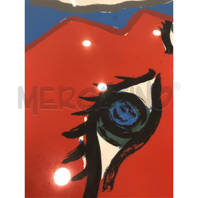 QUADRO SERIGRAFIA GUIDI OCCHI | Mercatino dell'Usato Roma somalia 3
