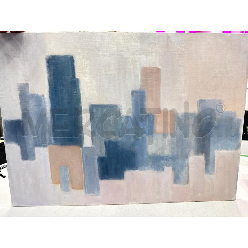 QUADRO TONI CHIARI AZZURRI | Mercatino dell'Usato Roma somalia 1