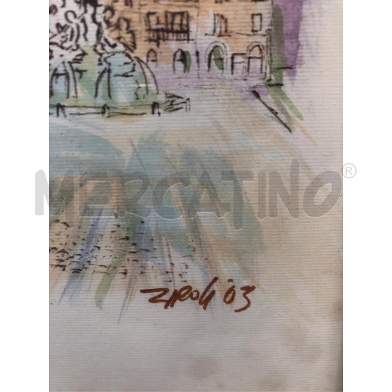 QUADRO  PIAZZA NAVONA  | Mercatino dell'Usato Roma somalia 2