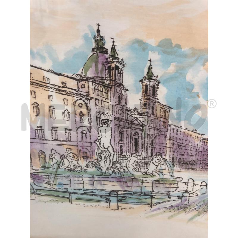 QUADRO  PIAZZA NAVONA  | Mercatino dell'Usato Roma somalia 3