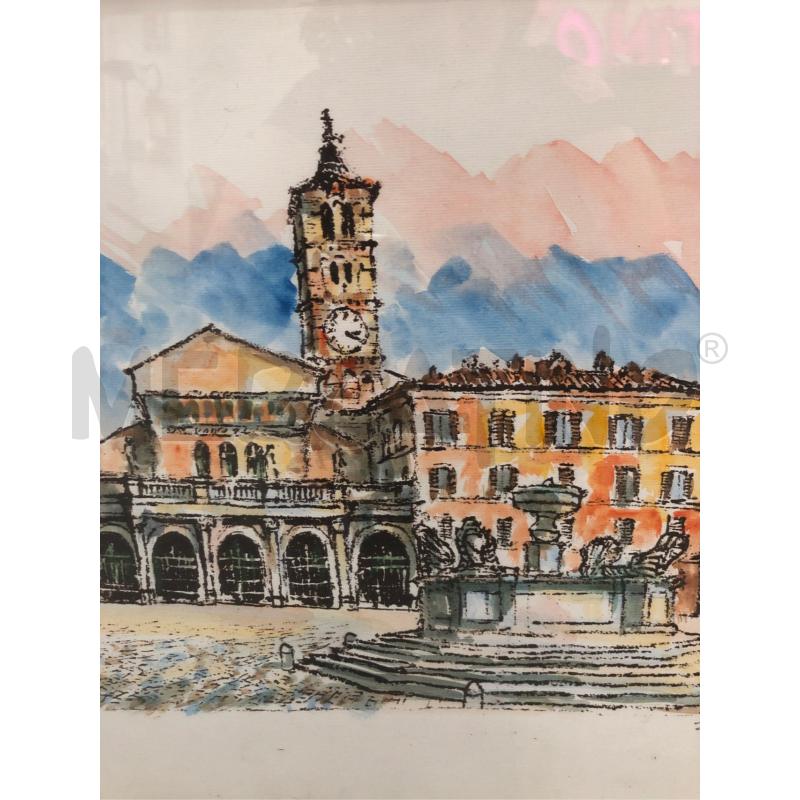 QUADRO  TRINITÀ DEI MONTI  | Mercatino dell'Usato Roma somalia 3
