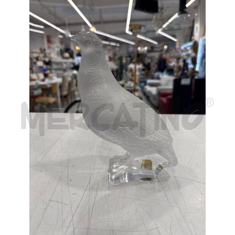 QUAGLIA LALIQUE | Mercatino dell'Usato Roma somalia 1