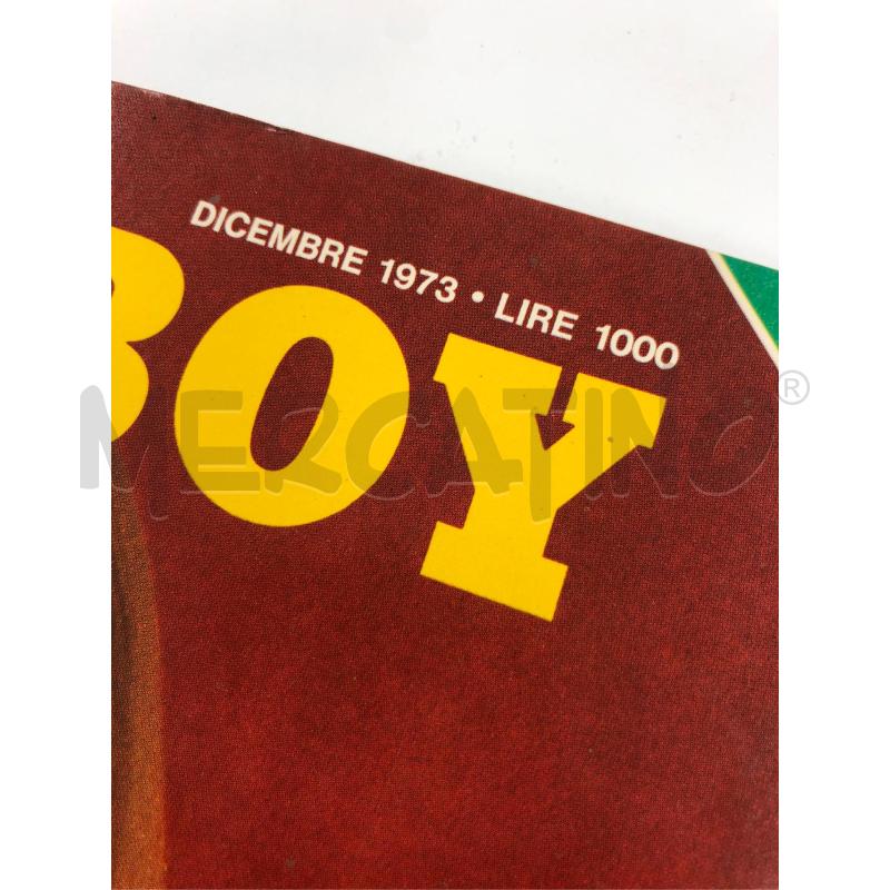 RIVISTA PLAYBOY ITALIA DICEMBRE 1973 | Mercatino dell'Usato Roma somalia 2