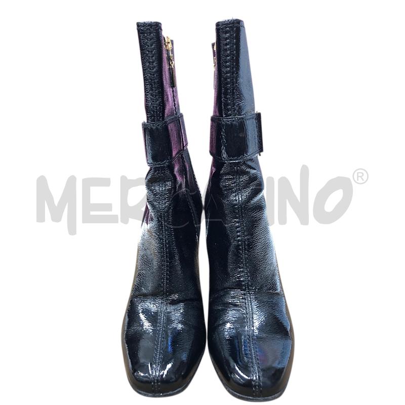 SCARPE DONNA GUCCI NERE VERNICE TACCO  | Mercatino dell'Usato Roma somalia 2