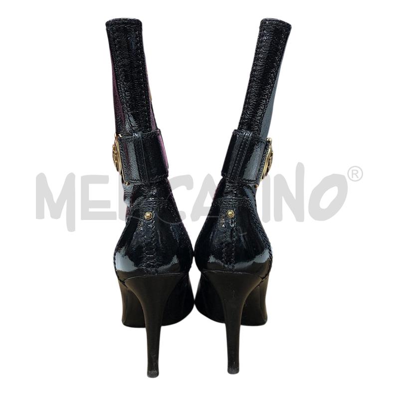 SCARPE DONNA GUCCI NERE VERNICE TACCO  | Mercatino dell'Usato Roma somalia 3