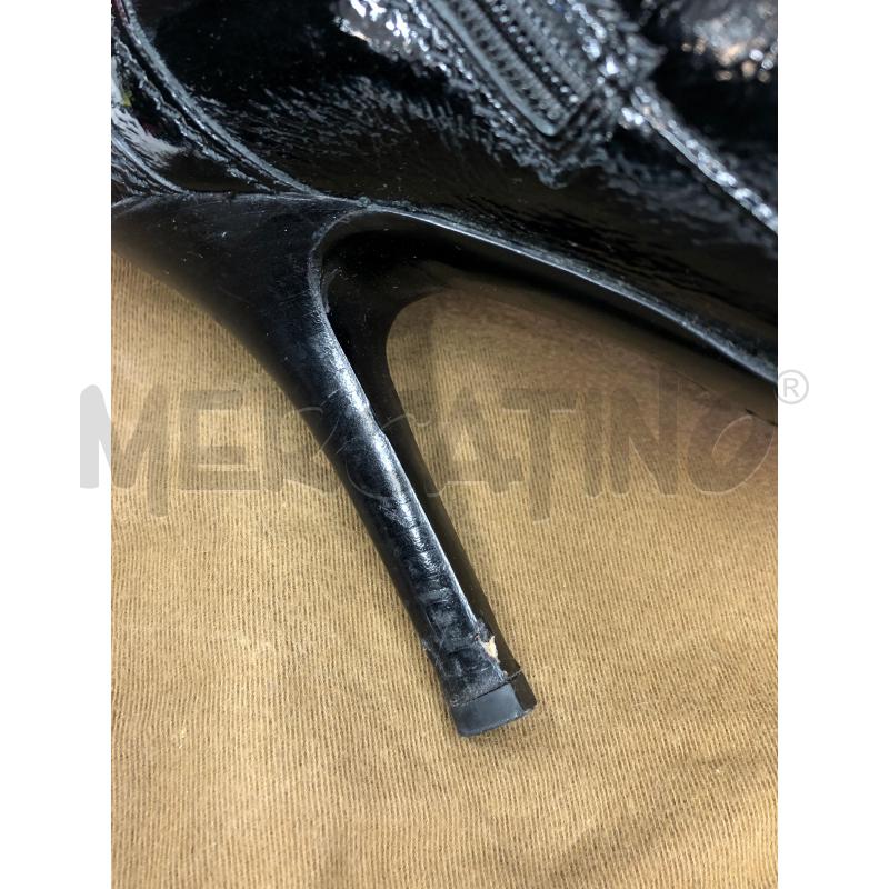 SCARPE DONNA GUCCI NERE VERNICE TACCO  | Mercatino dell'Usato Roma somalia 5