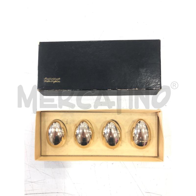 SCATOLINA MINI ACCENDINI FORMA UOVO DORATI JAPAN | Mercatino dell'Usato Roma somalia 1