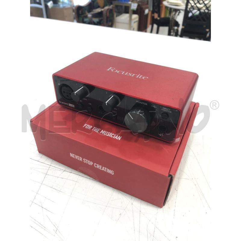 SCHEDA AUDIO SCARLET SOLO FOCUSRITE | Mercatino dell'Usato Roma somalia 2