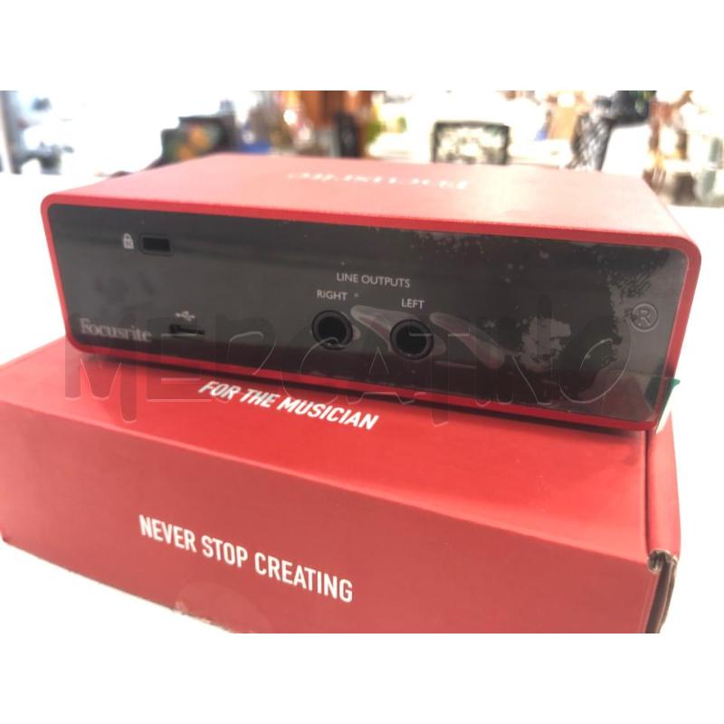 SCHEDA AUDIO SCARLET SOLO FOCUSRITE | Mercatino dell'Usato Roma somalia 3