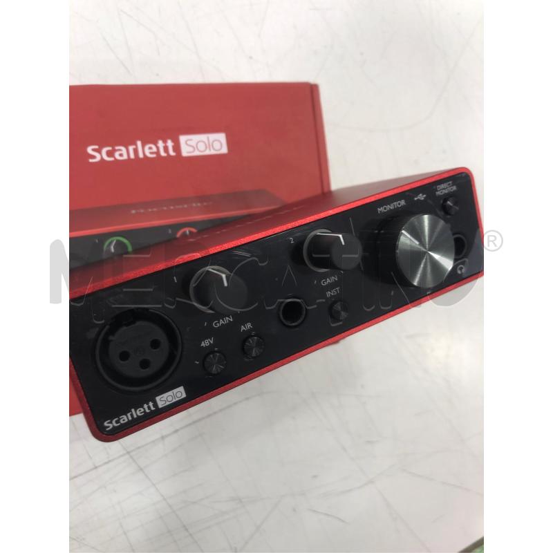 SCHEDA AUDIO SCARLET SOLO FOCUSRITE | Mercatino dell'Usato Roma somalia 4