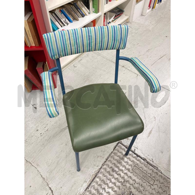 SCRIVANIA BLU 3/C FERRO + SEDIA | Mercatino dell'Usato Roma somalia 4
