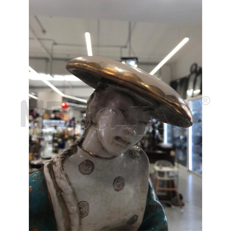 SCULTURA CER EUGENIO PATTARINO VENDITORE CINESE | Mercatino dell'Usato Roma somalia 5