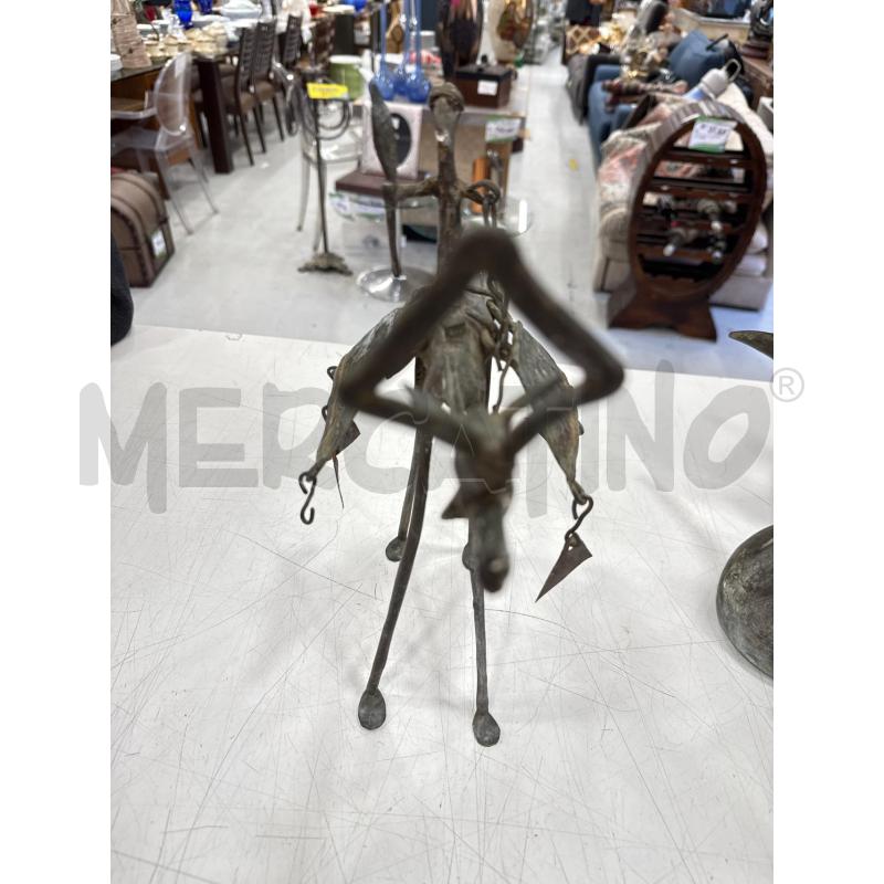 SCULTURA DOGON BRONZO CON CAMMELLO | Mercatino dell'Usato Roma somalia 3