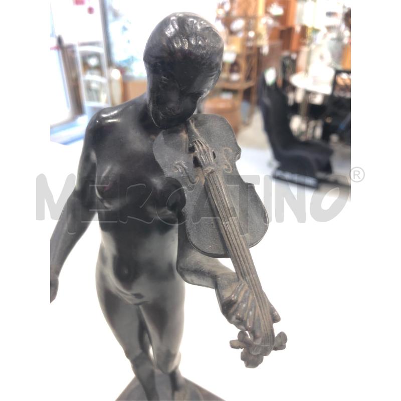 SCULTURA DONNA SUONATRICE DA RIV | Mercatino dell'Usato Roma somalia 4