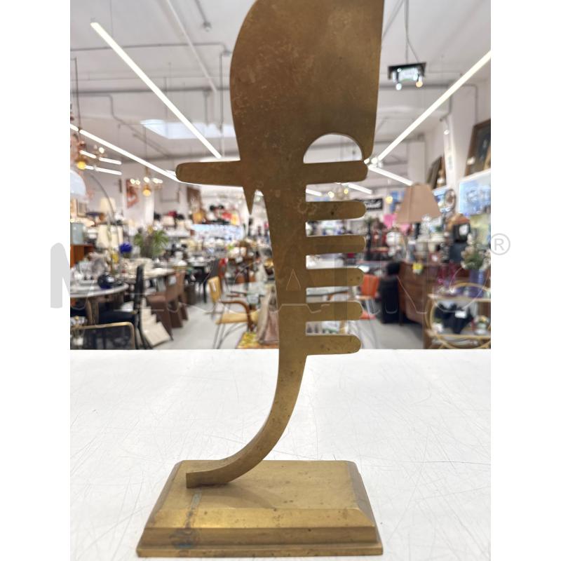 SCULTURA  PETTINE DORATO  | Mercatino dell'Usato Roma somalia 3