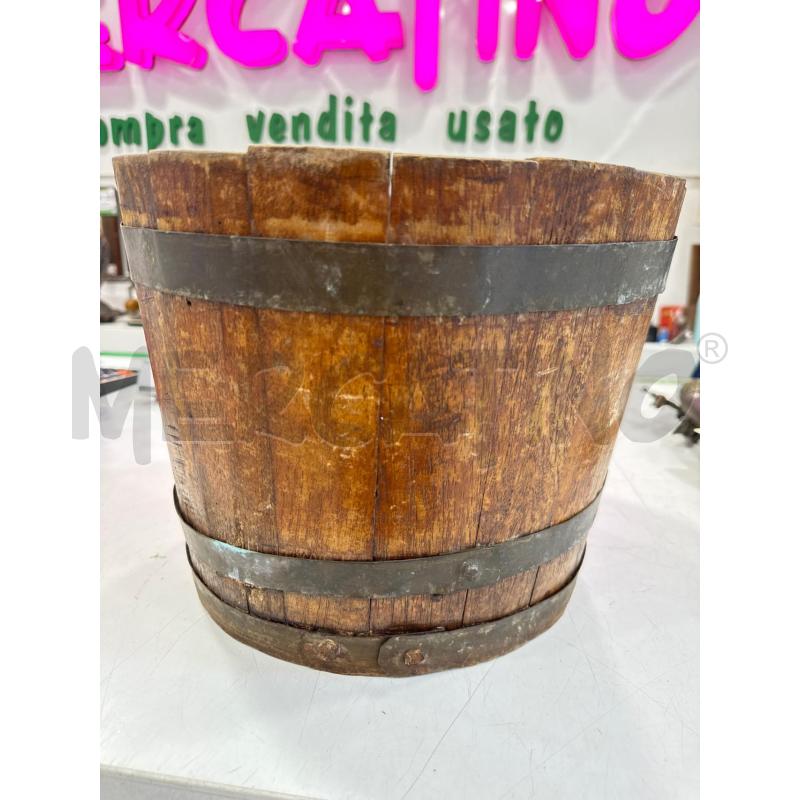 SECCHIELLO LEGNO A BOTTE | Mercatino dell'Usato Roma somalia 2