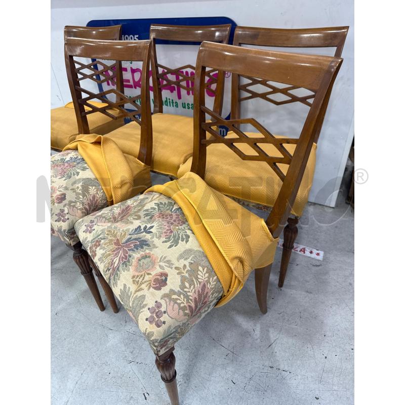 SEDIE 6PZ. REGENCY SEDUTA FIORI | Mercatino dell'Usato Roma somalia 2