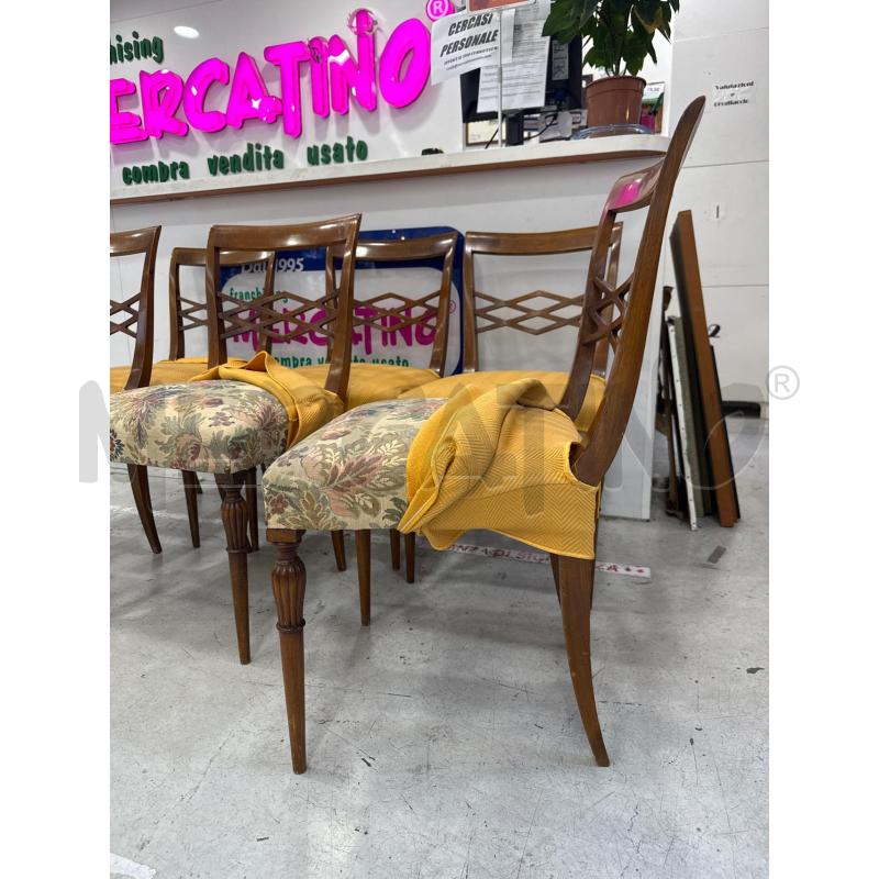 SEDIE 6PZ. REGENCY SEDUTA FIORI | Mercatino dell'Usato Roma somalia 3