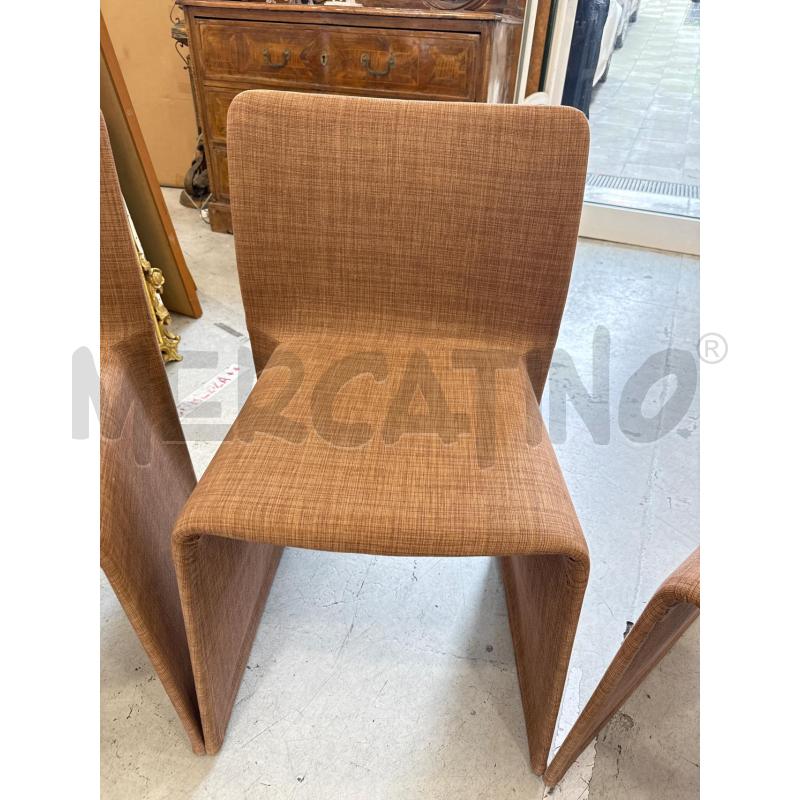 SEDIE MOLTENI SEDUTA MARRONE 4PZ | Mercatino dell'Usato Roma somalia 3