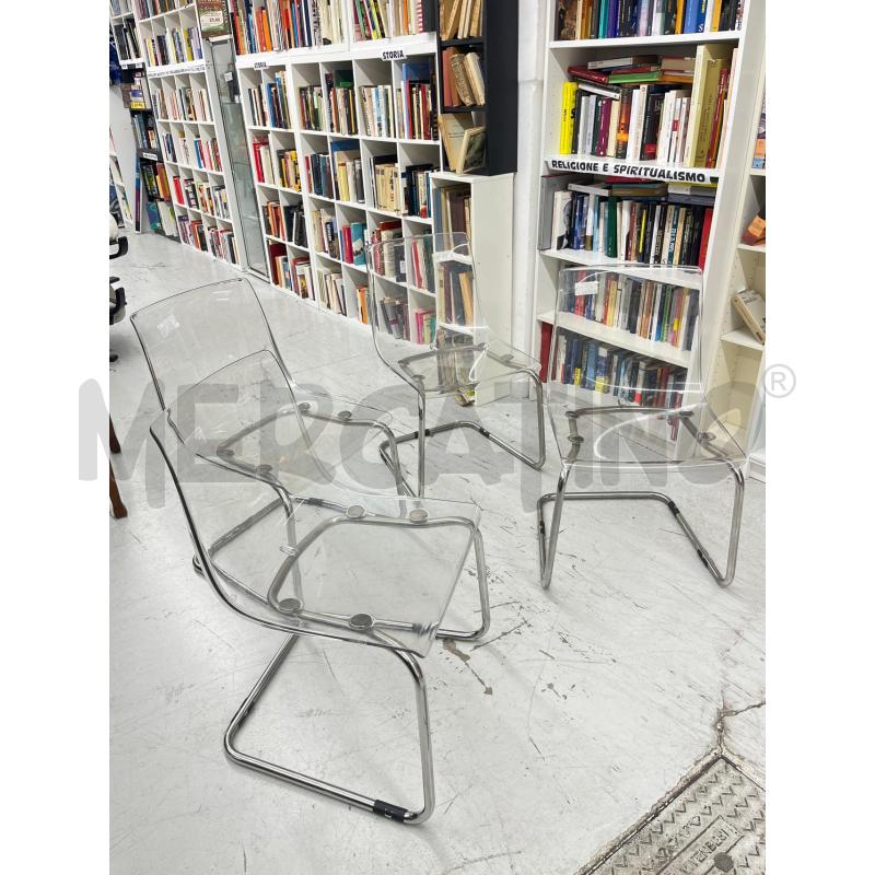 SEDIE PLASTICA 4PZ | Mercatino dell'Usato Roma somalia 2