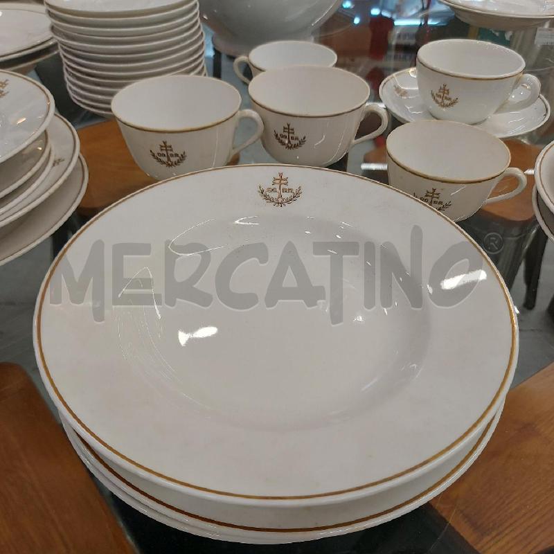 SERVIZIO PIATTI GINORI ORO+ TAZZE  | Mercatino dell'Usato Roma somalia 2