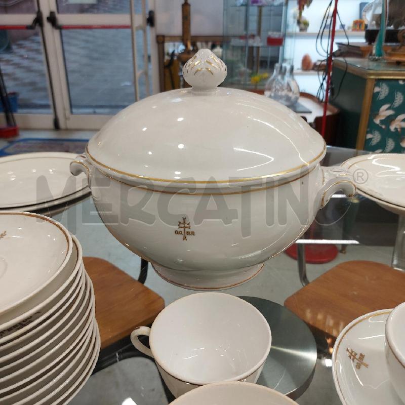 SERVIZIO PIATTI GINORI ORO+ TAZZE  | Mercatino dell'Usato Roma somalia 4