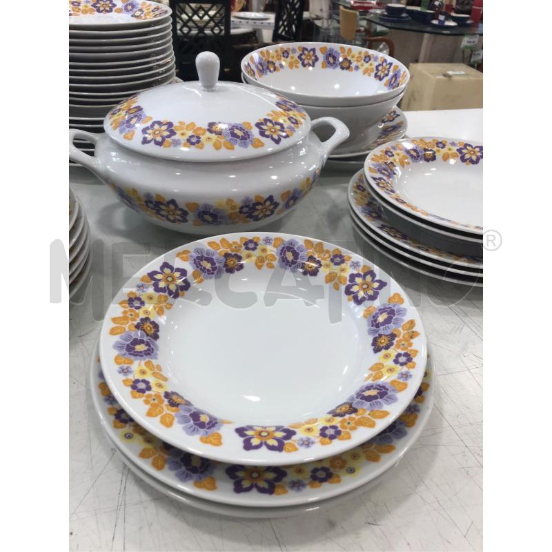SERVIZIO PIATTI RICHARD GINORI B.FIORI VIOLA/GIALLI 53PZ | Mercatino dell'Usato Roma somalia 2