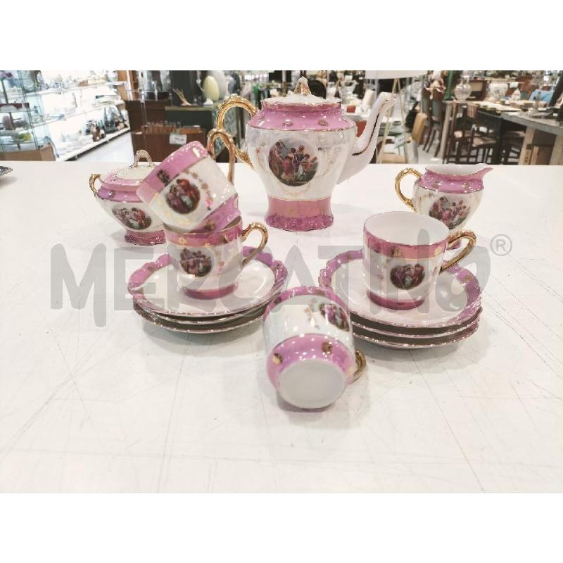 SET CAFFE STILE ANGELICA KAUFFMAN 4+3 | Mercatino dell'Usato Roma somalia 1