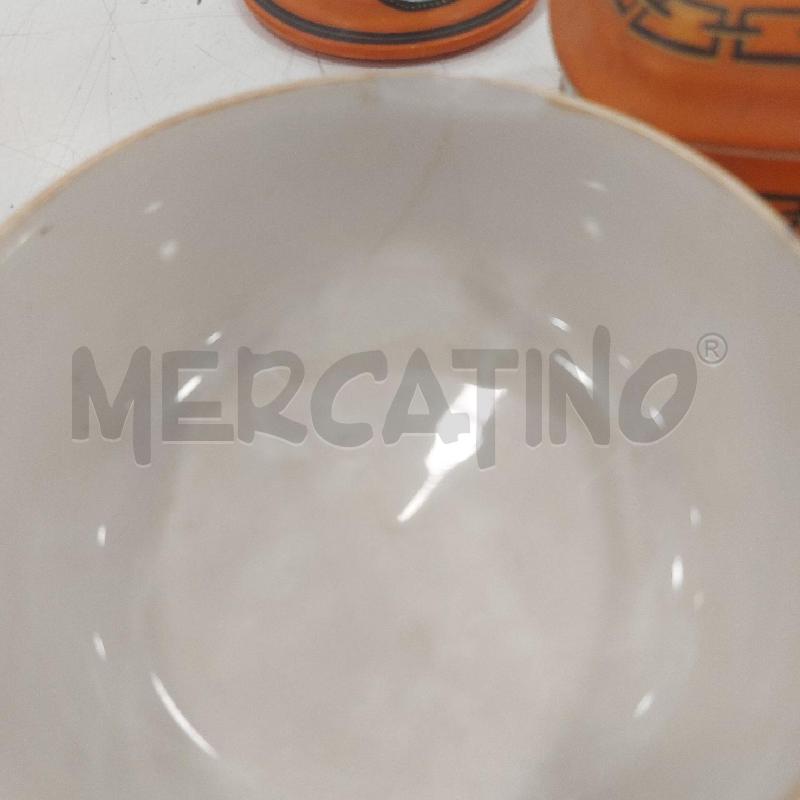 SET DA BAGNO CERAM ARANCIONE VOLTO | Mercatino dell'Usato Roma somalia 2
