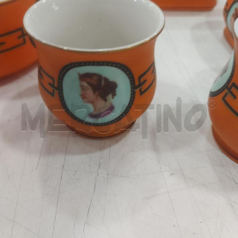 SET DA BAGNO CERAM ARANCIONE VOLTO | Mercatino dell'Usato Roma somalia 4