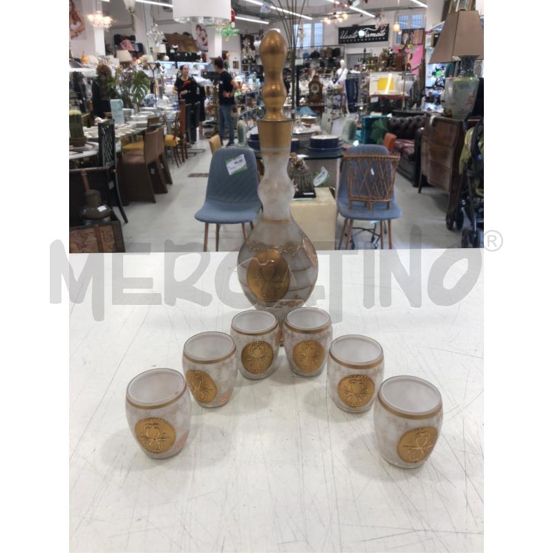 SET LIQUORE OPALINA ORO 6+1 | Mercatino dell'Usato Roma somalia 1