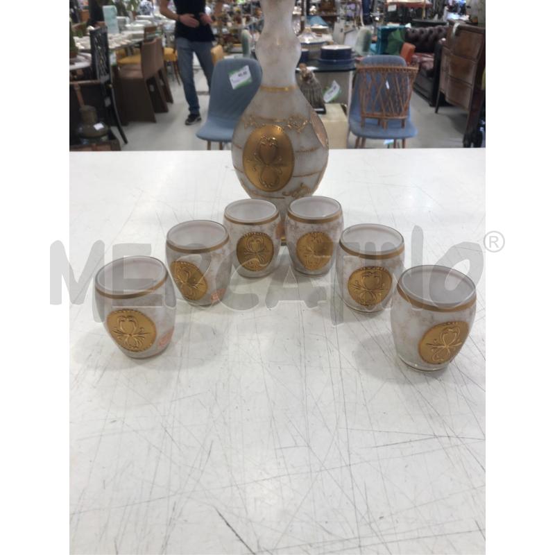 SET LIQUORE OPALINA ORO 6+1 | Mercatino dell'Usato Roma somalia 2