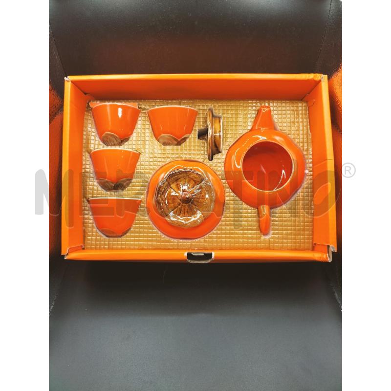 SET ORIENTALE CER ARANCIONE 4+2PZ | Mercatino dell'Usato Roma somalia 2