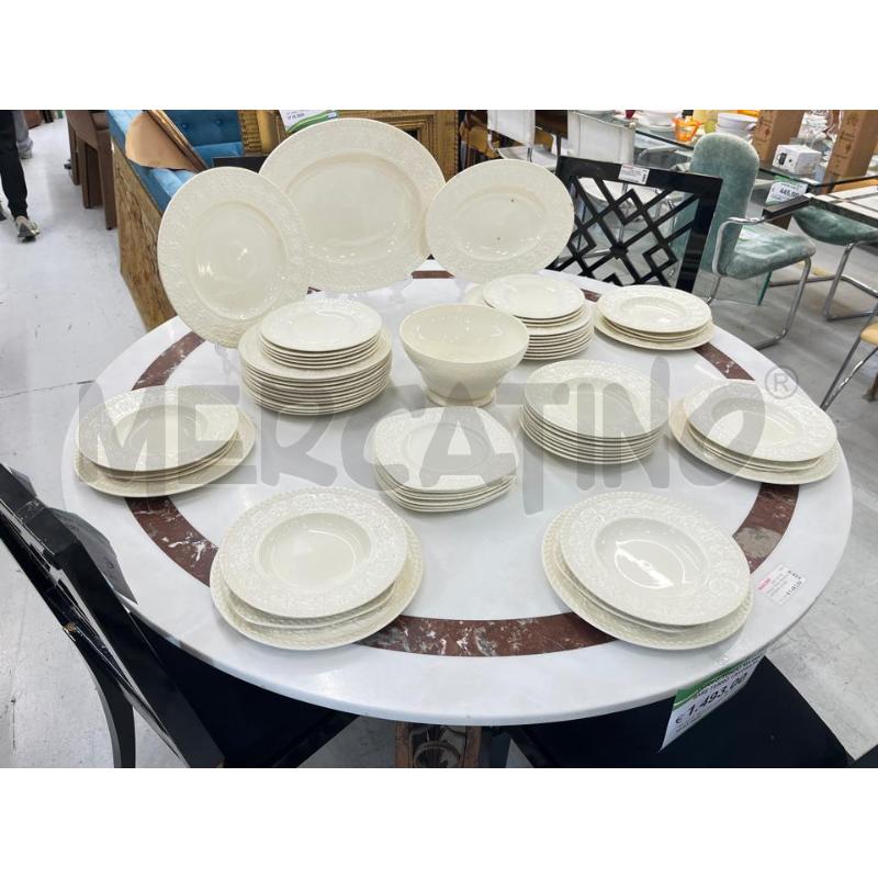 SET PIATTI WEDGWOOD BEIGE PER 14 PERSONE  | Mercatino dell'Usato Roma somalia 3