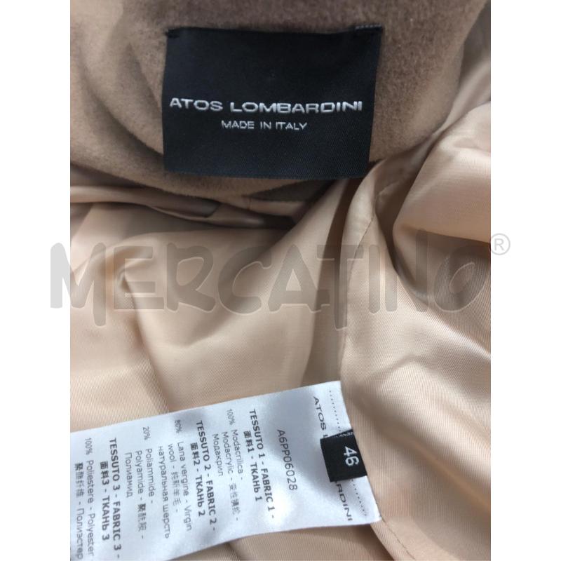 SMANICATO DONNA ATOS LOMBARDINI BORDEAUX ECOPELLICCIA NEW  | Mercatino dell'Usato Roma somalia 5