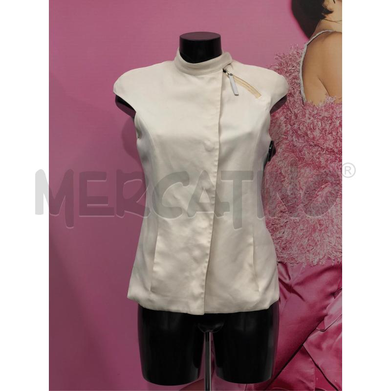 SMANICATO DONNA EMPORIO ARMANI BIANCO | Mercatino dell'Usato Roma somalia 1