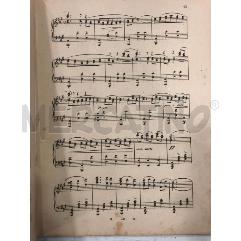 SPARTITO CAVALLERIA RUSTICANA 1890 SONZOGNO | Mercatino dell'Usato Roma somalia 4