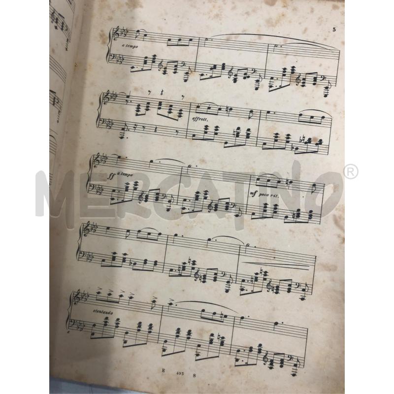 SPARTITO CAVALLERIA RUSTICANA 1890 SONZOGNO | Mercatino dell'Usato Roma somalia 5